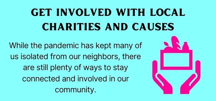 13. Get involved with local charities and causes